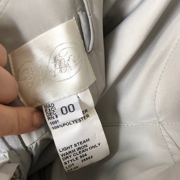 Woman's Wtoo Gray Bridesmaids Dress - Picture 8 of 8